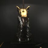 large “Horse” lamp, nickel silver