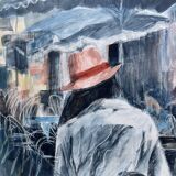 Painting: The Passerby with a Hat