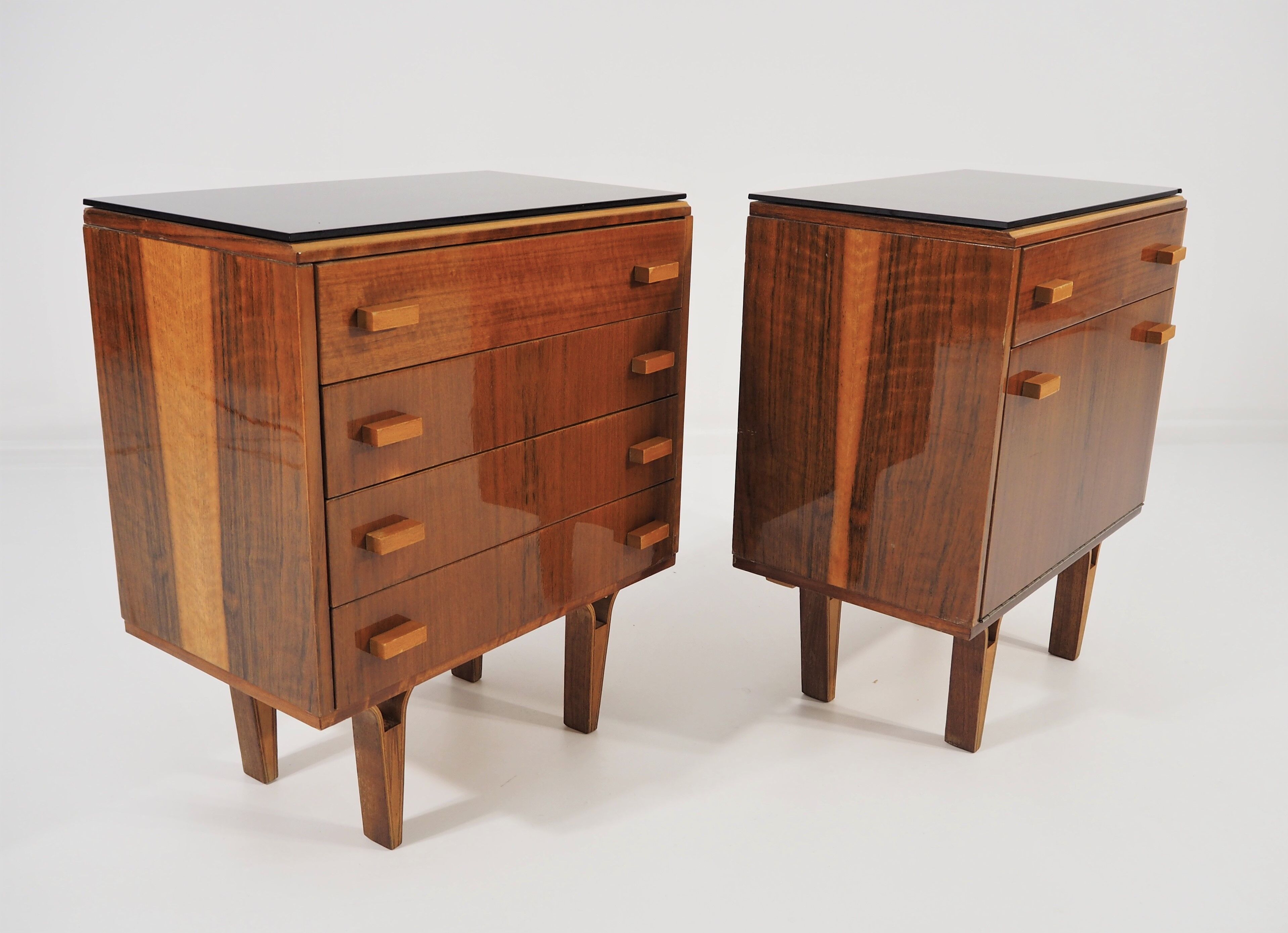 Vintage nightstands 1970s, set of 2