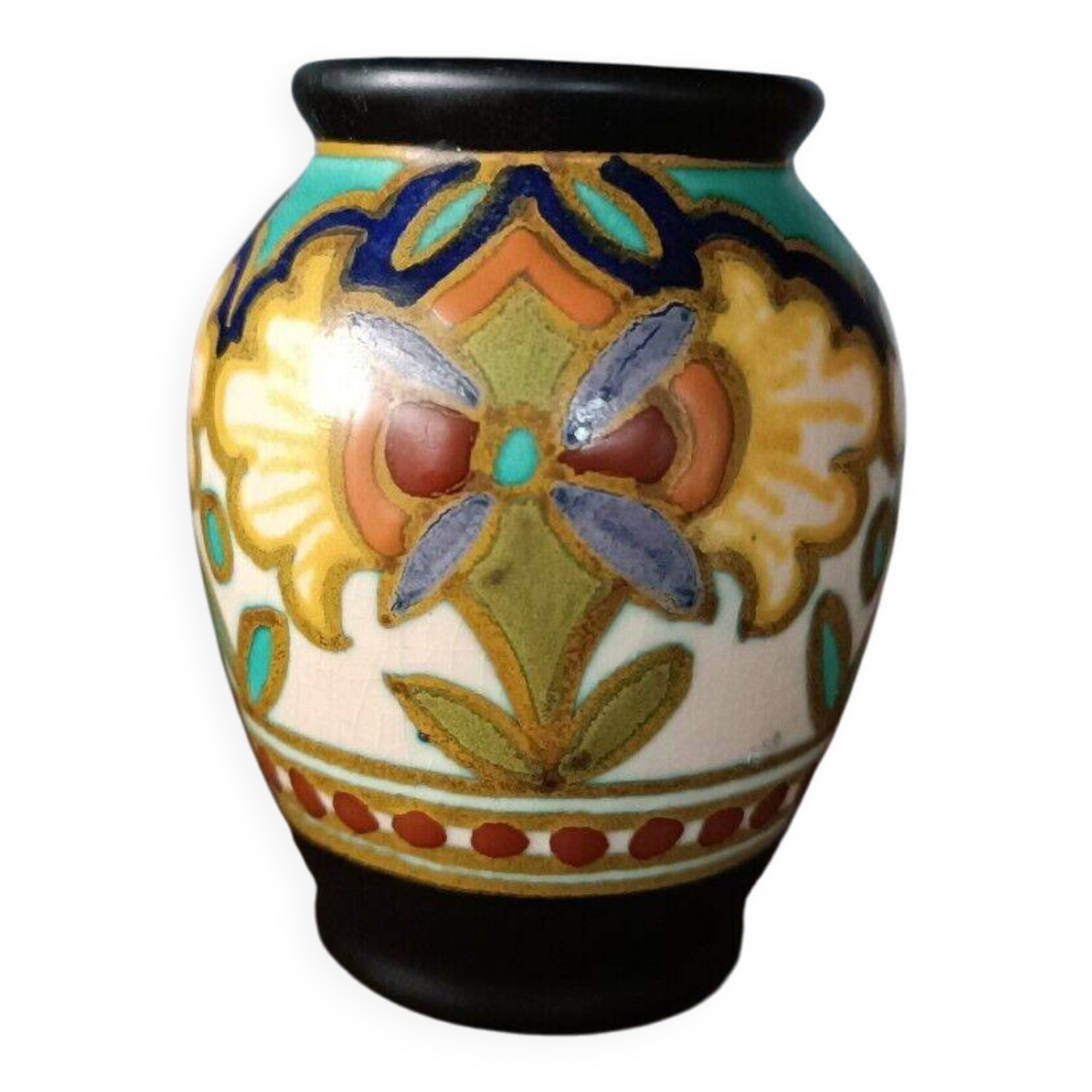 Ceramic vase made in gouda liberty, madelein decor