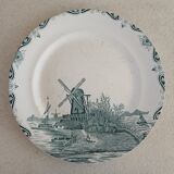 Plat rond terre de fer Salins