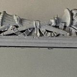 Louis XVI style mirror in wood and carved stucco 20th century