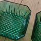 Ensemble de 2 ramequins verts vintage