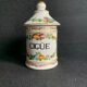 Pharmacy pots in hand-painted porcelain 1900