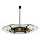 Pendant Light in Glass and Brass from Stilnovo, Italy, 1950s