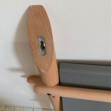 Eno Studio folding side desk in solid beech, made in France