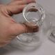 Lot de 2 anciens " gobe mouche ", piège à guêpes en verre soufflé