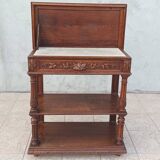 Renaissance style oak console