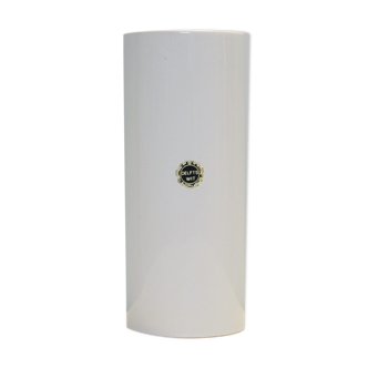 Vase blanc de Delft vintage