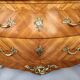 Commode Louis XV marqueterie et marbre