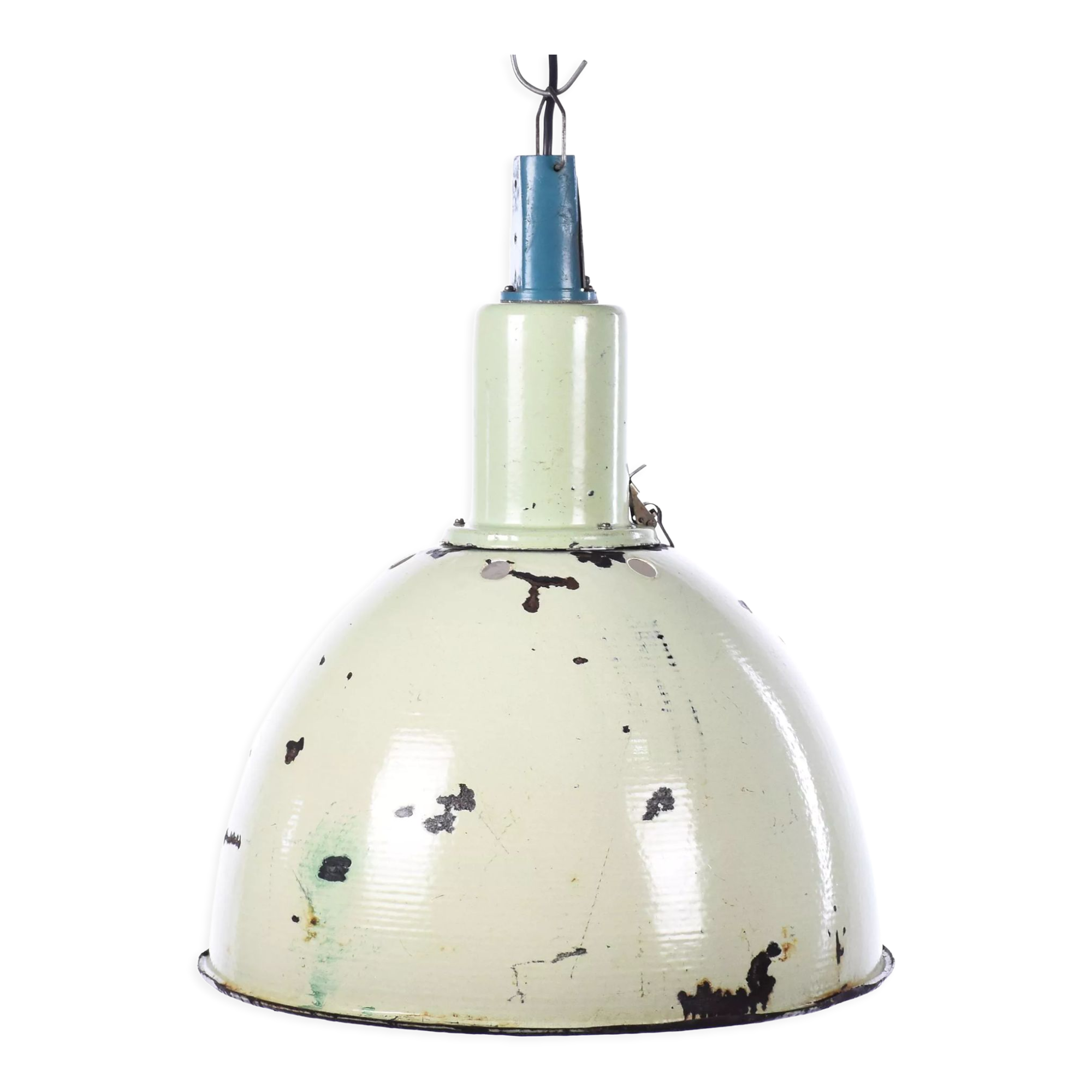 Enamel pendant lamp green