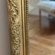 Old mirror louis Philippe gilded carved fireplace