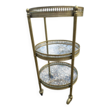 Small wheeled side table from Maison Jansen.