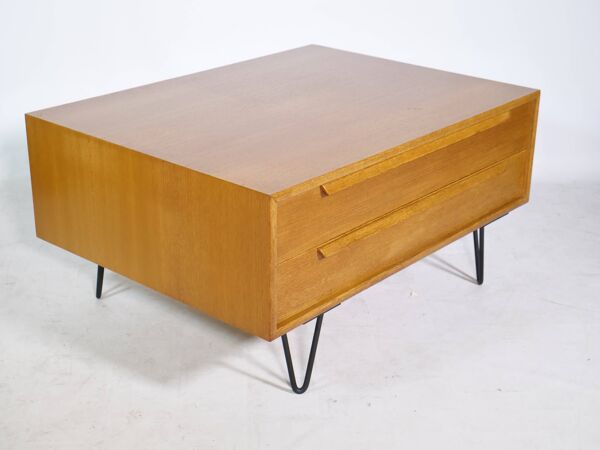 Commode buffet en teck par WK Möbel, années 1960