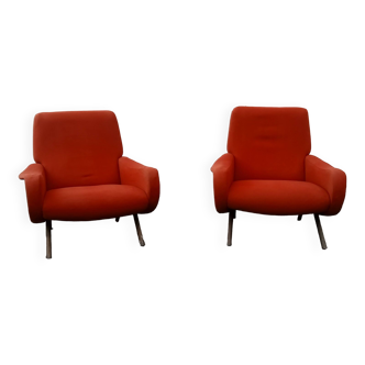 Pair of Lady Marco Zanuso armchairs