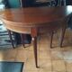 Half-moon table