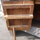 Peugeot brand old green patina wooden workbench