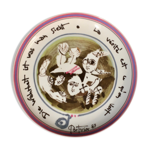 Assiette gilbert Portanier