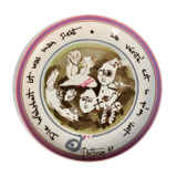 Assiette Gilbert Portanier