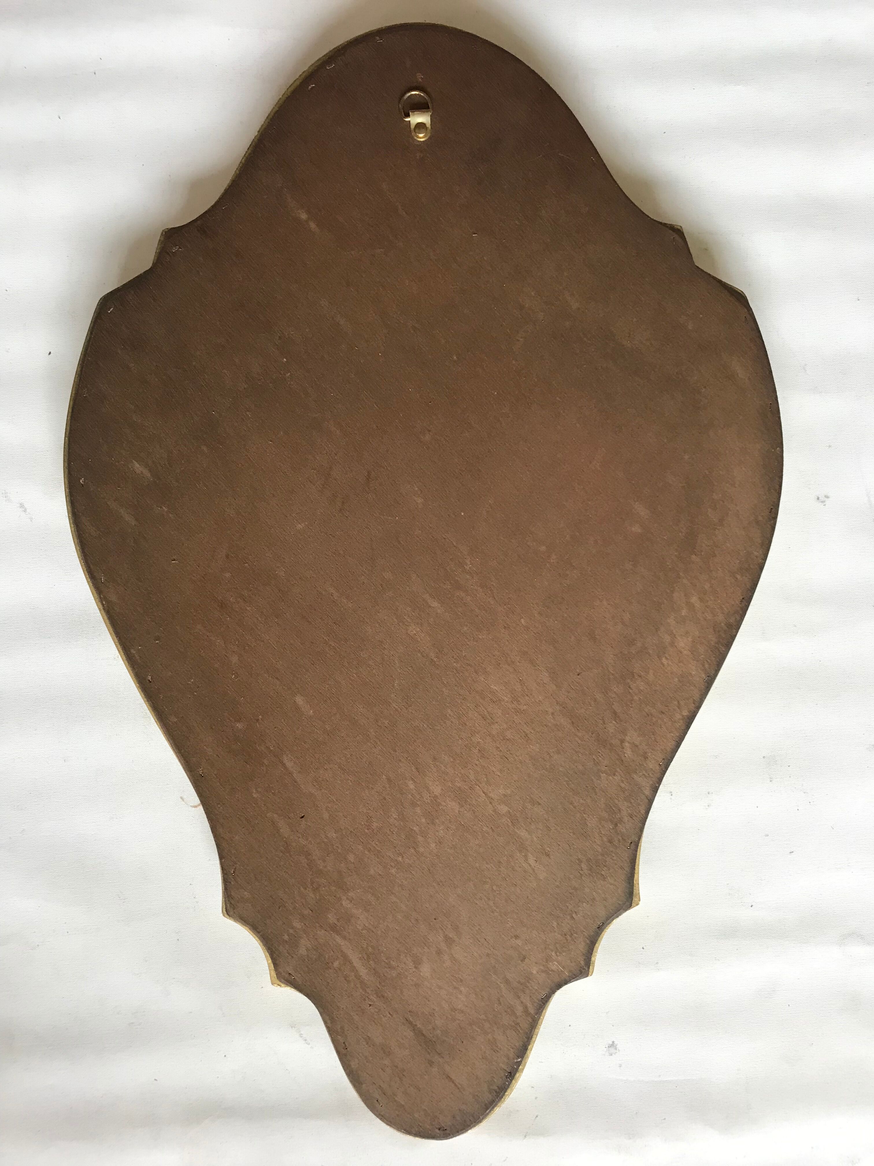 Classic mirror gilded 65 x 42 cm