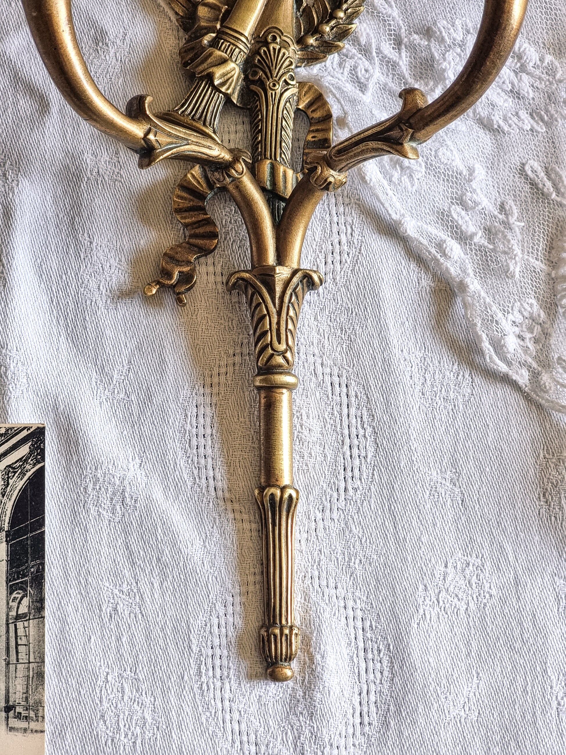 Empire wall sconces