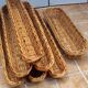 Set of 7 wicker baker's baskets, 1960s