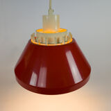 Lyskaer Belysning made in Denmark model 854 set of hanging lamps plastic mid century