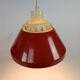 Lyskaer Belysning made in Denmark model 854 set of hanging lamps plastic mid century
