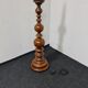 Vintage turned wood floor lamp
