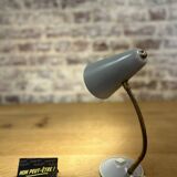 Vintage grey desk lamp from the 60s