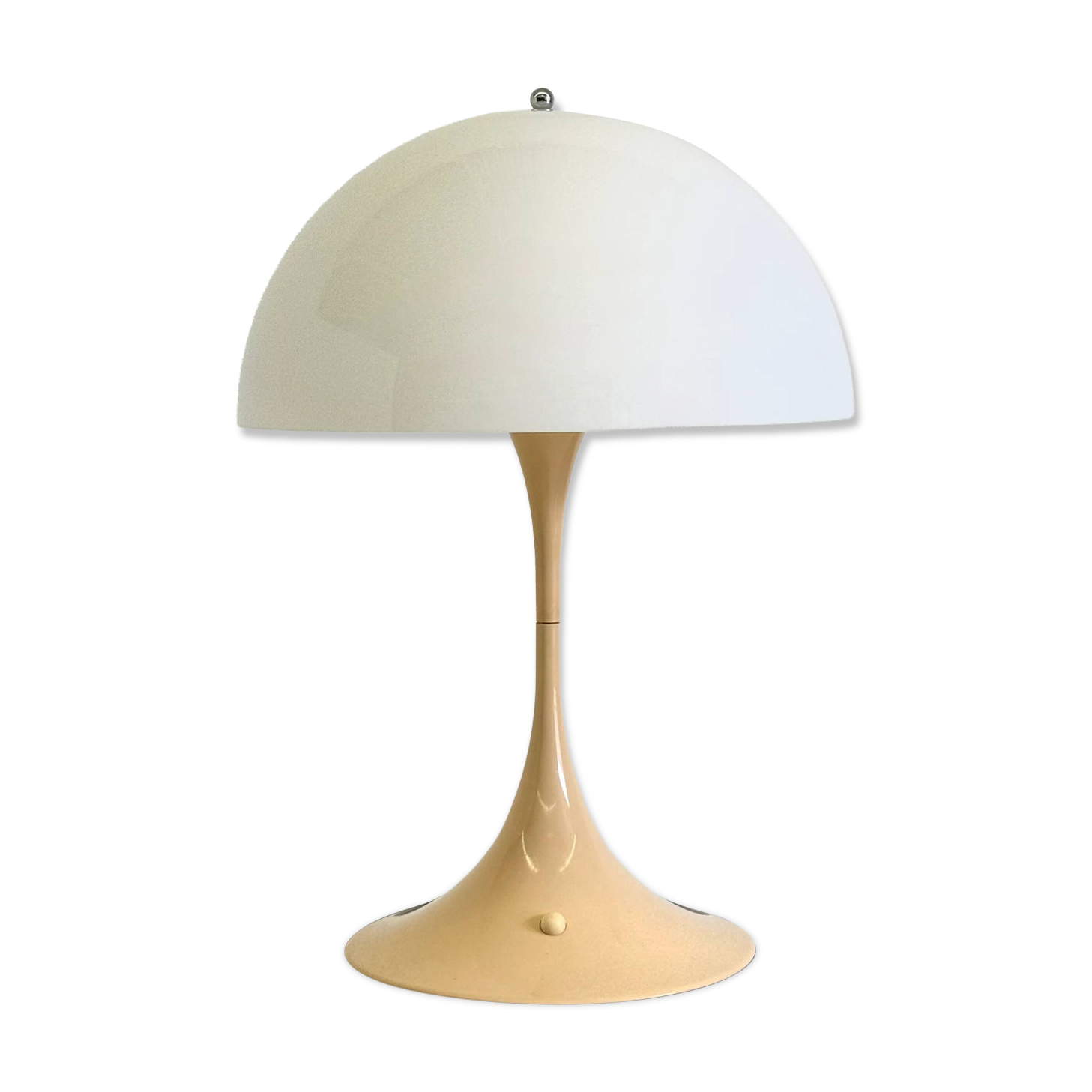 Lampe de table Panthella Louis Poulsen Verner Panton base beige