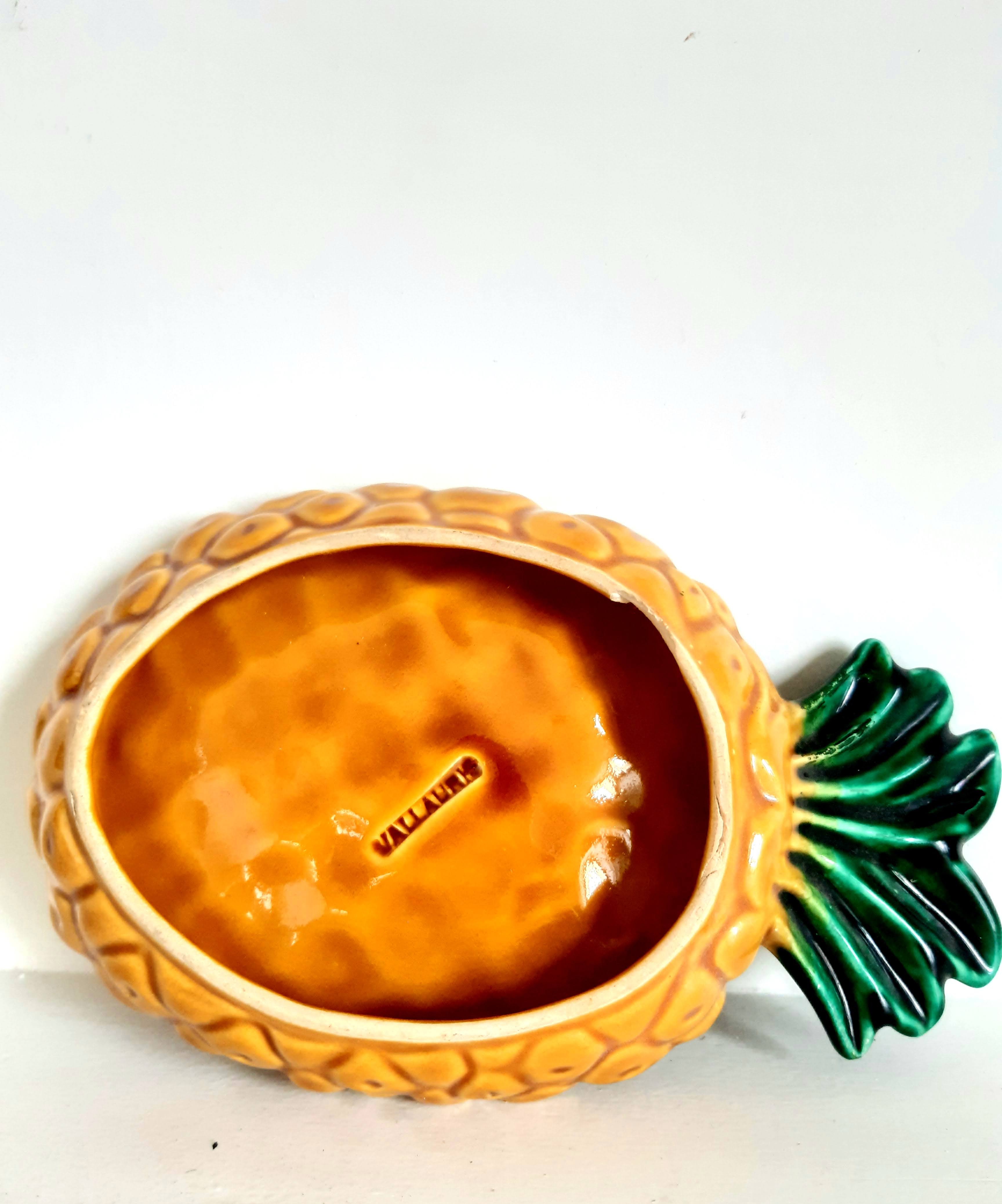 Ananas barbotine Vallauris et maïs Biot, 1960