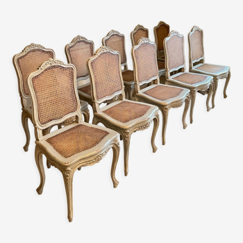 Ensemble de chaises style Louis XV