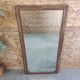 Miroir biseauté d'armoire ancienne - 162x83cm