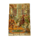 Old wooden box cube puzzle orientalist aladdin game 1900