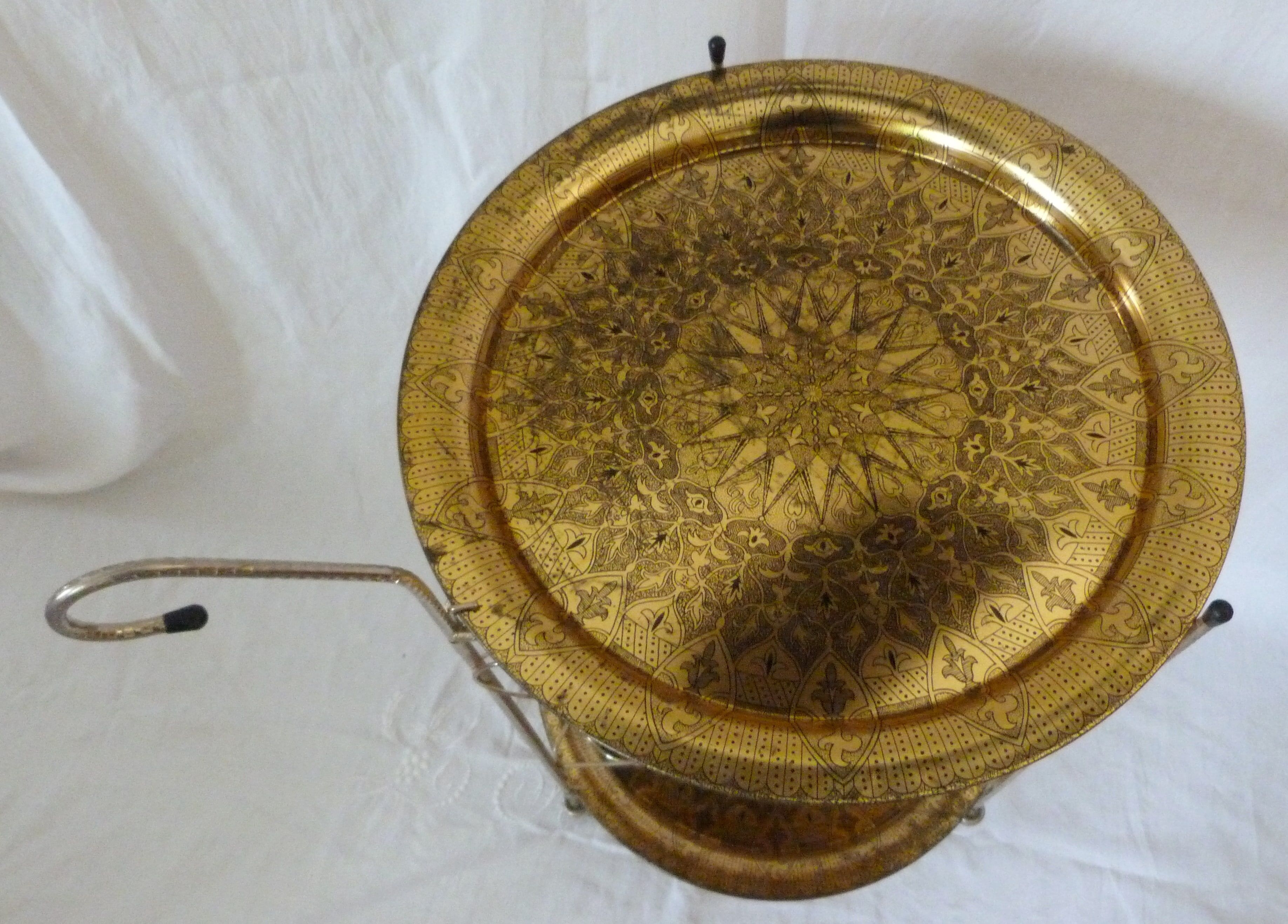 Golden serving table 1960