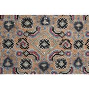 Vintage Turkish Oushak Handmade Wool Cotton Beige Runner Rug  98x284