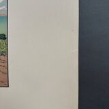 Lithograph by Henri Rivière Douarnenez seen from the Ris