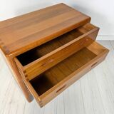 1960s Vintage Danish Teak Dresser Chest of Drawers by Niels Bach