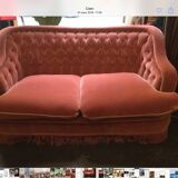 Pair of Napoleon III sofa