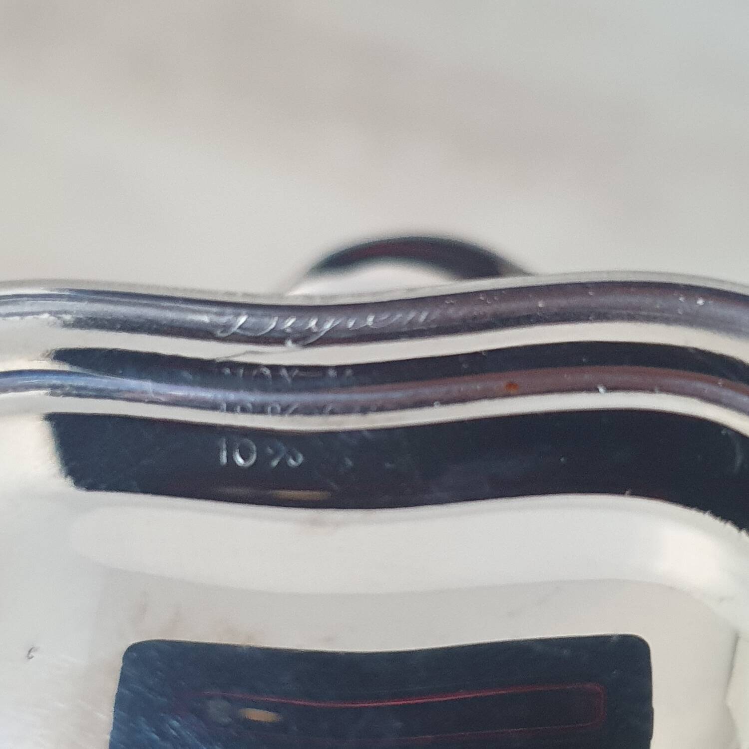 Guy Degrenne 18/10 stainless steel sauceboat, Régence collection