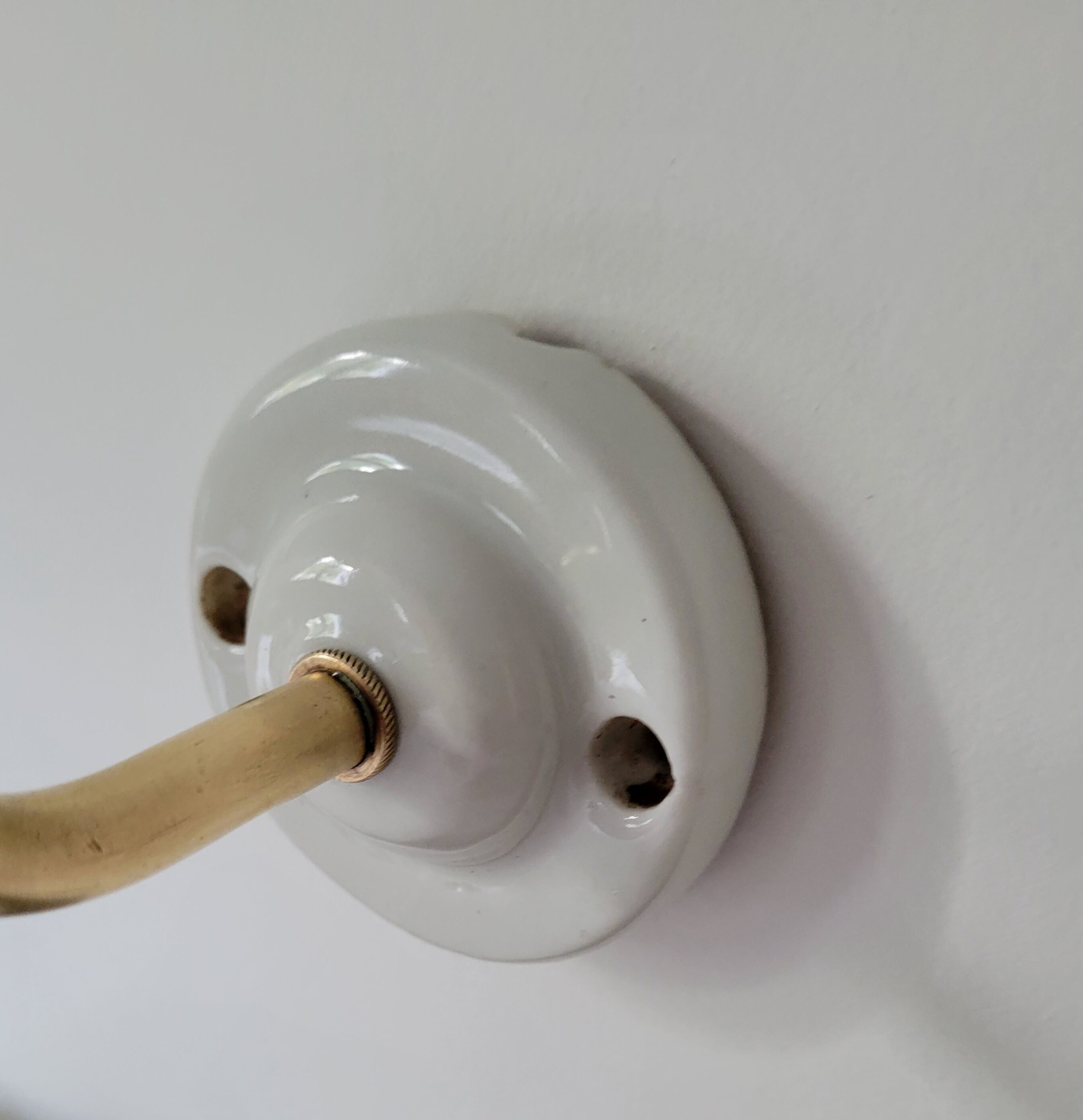 Holophane gooseneck wall lamp