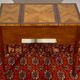 Louis XVI dressing table, rosewood and violet wood marquetry