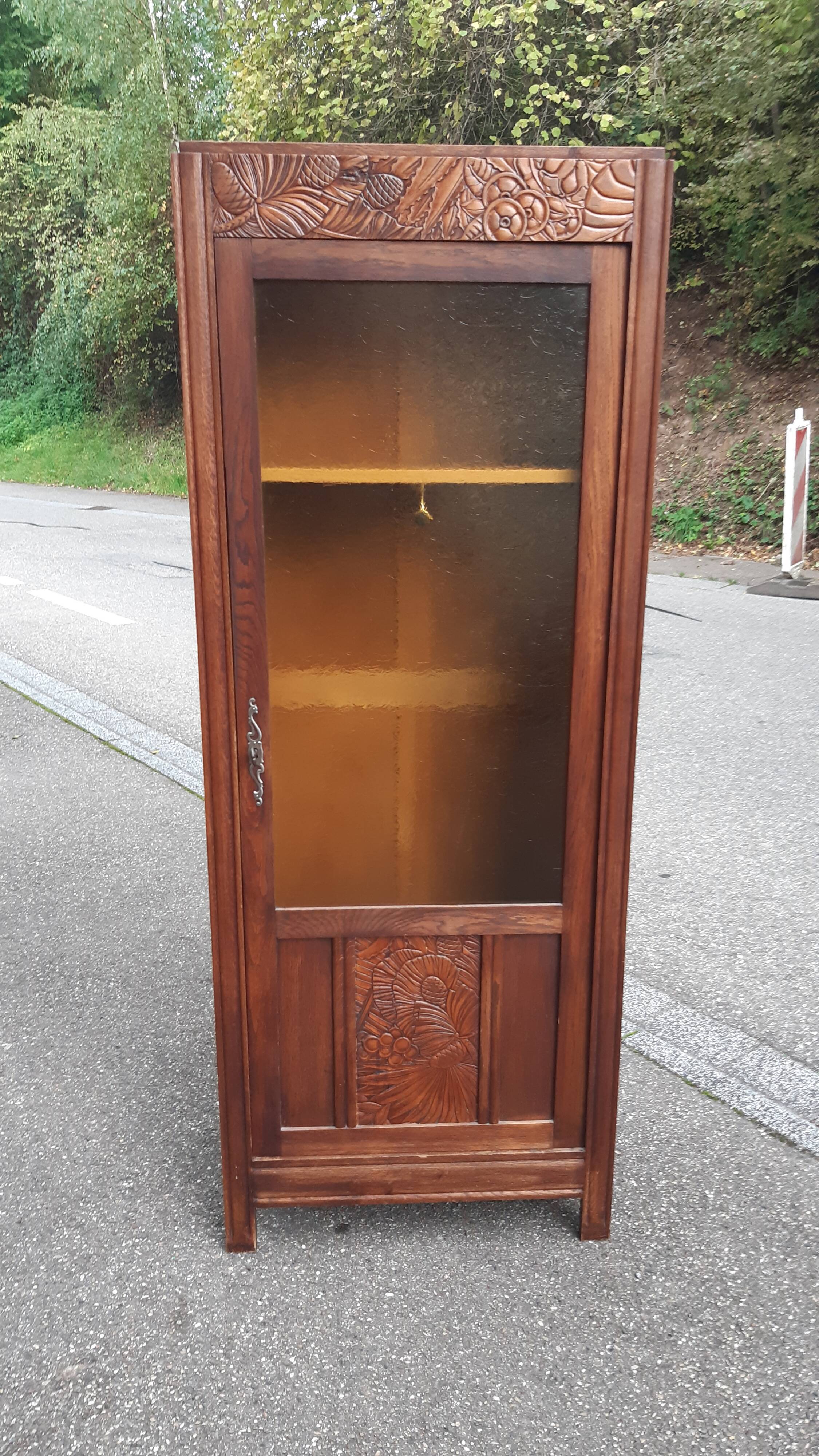 Art Deco glass wardrobe