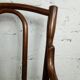 Curved wooden armchair Fischel bistro style late 19th century