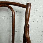 Curved wooden armchair Fischel bistro style late 19th century