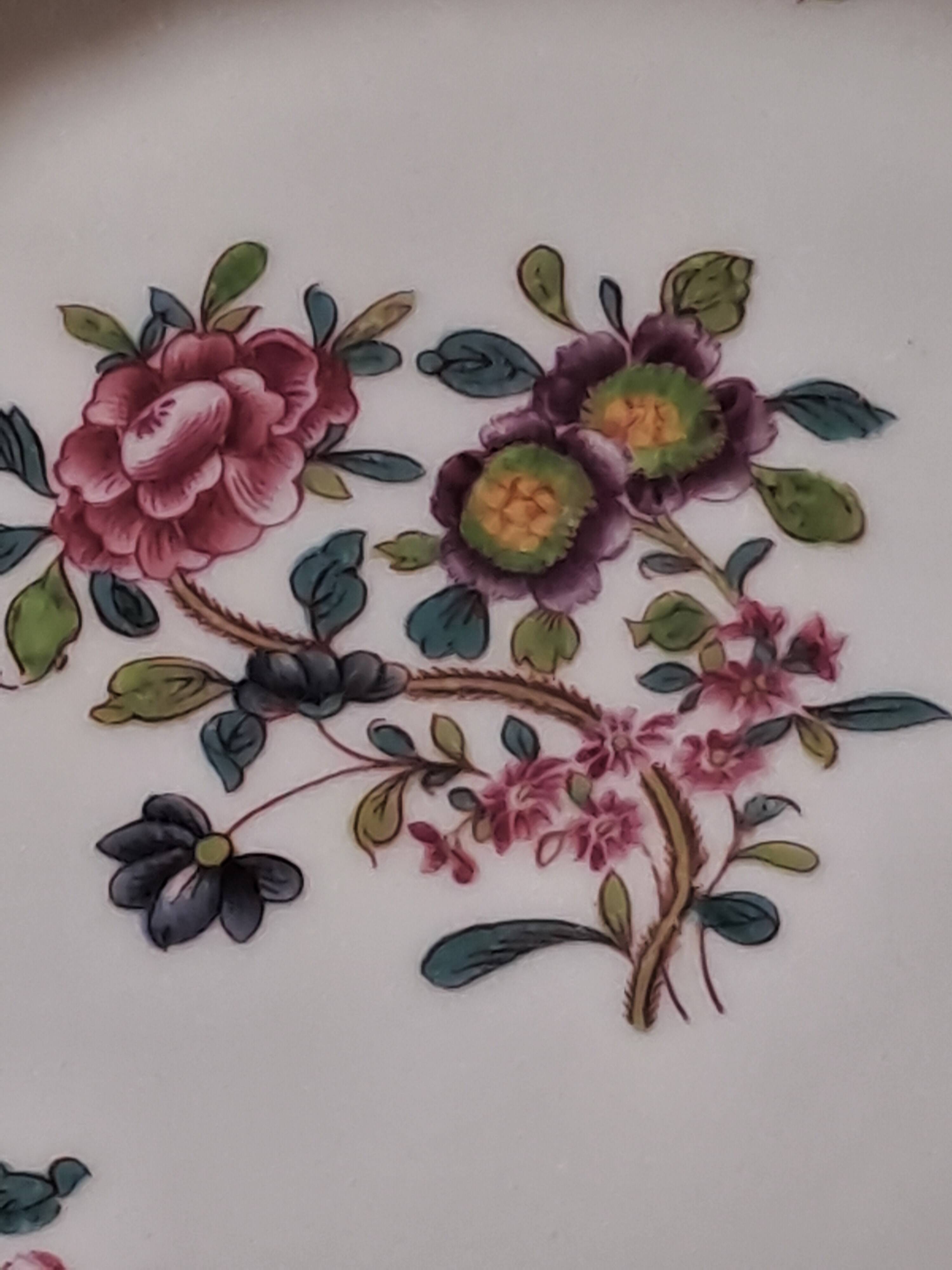 Assiettes à dessert Bernardeaud Limoges _Compagnie des  Indes