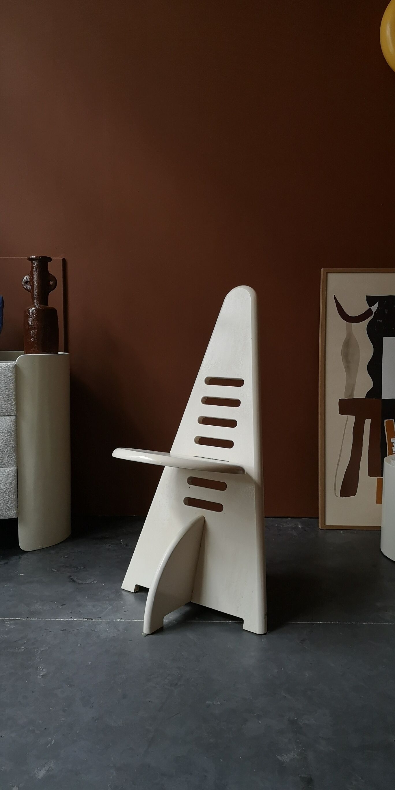 Chaise en bois laqué Lundi Sit Gijs Boelaars
