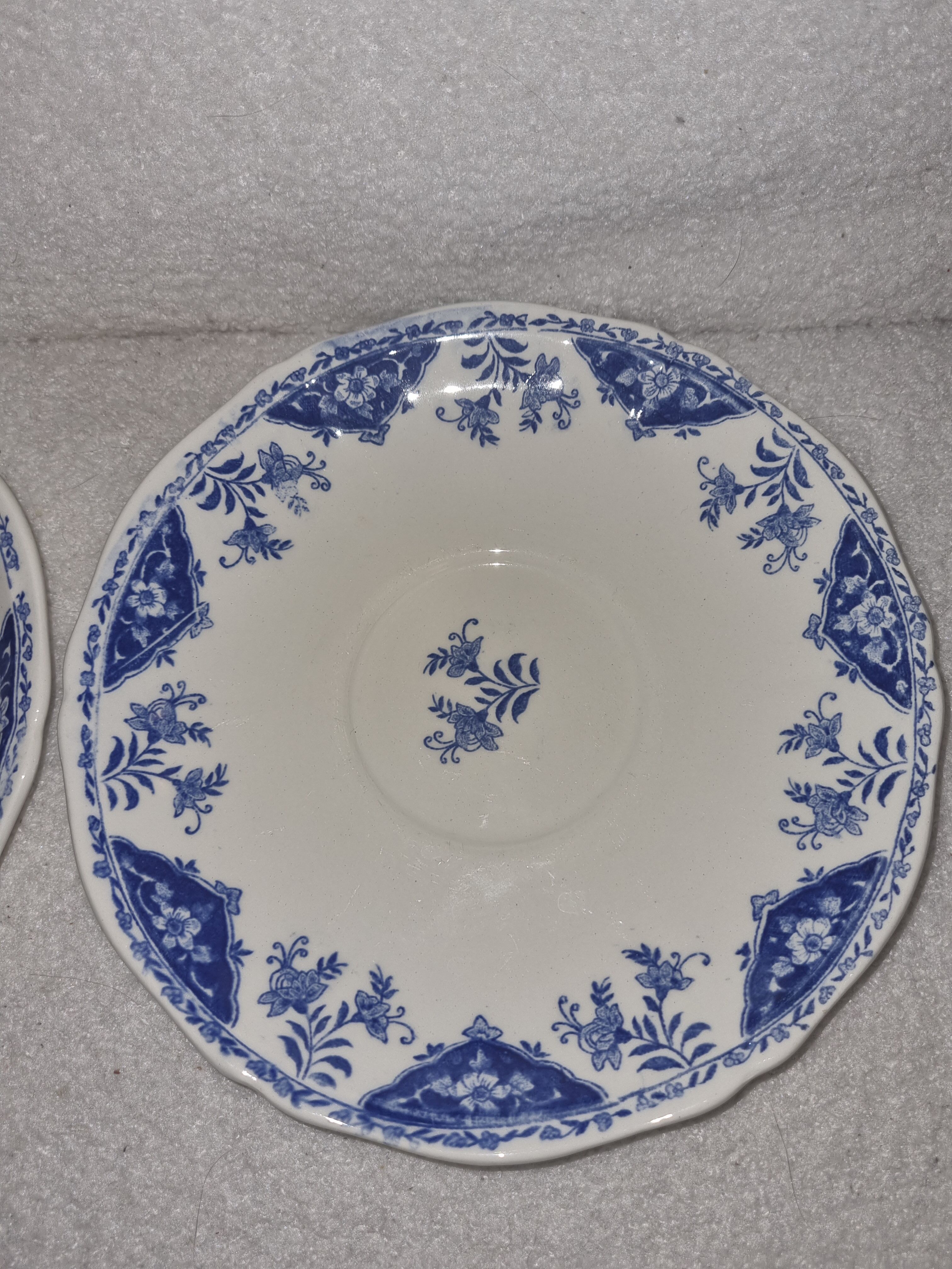 Gien dolphin model cups and under cups