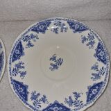 Gien dolphin model cups and under cups